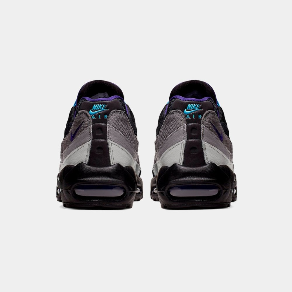 Nike Air Max 95 Black Court Purple Teal Nebula - Picture 5 of 6